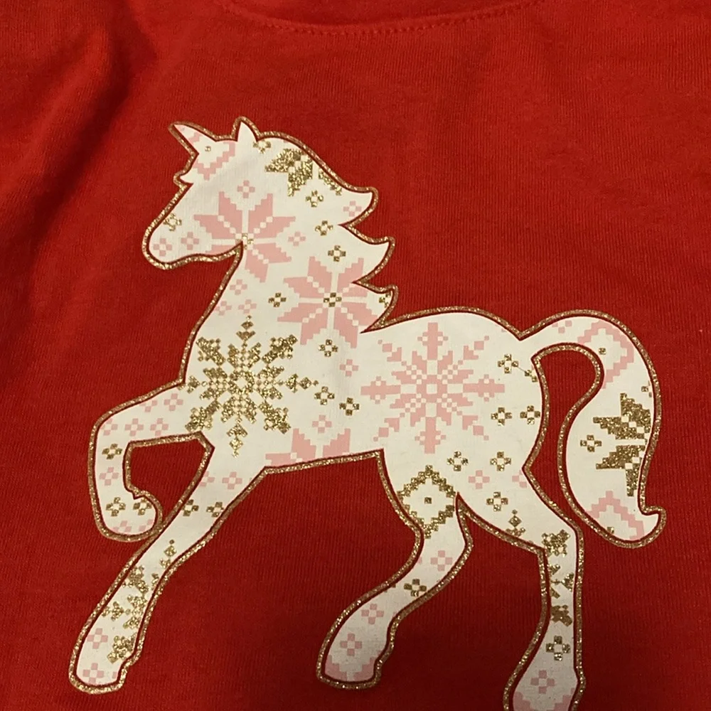 4T long sleeve unicorn shirt